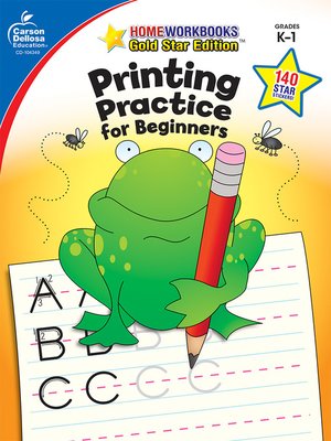 cover image of Printing Practice for Beginners, Grades K--1